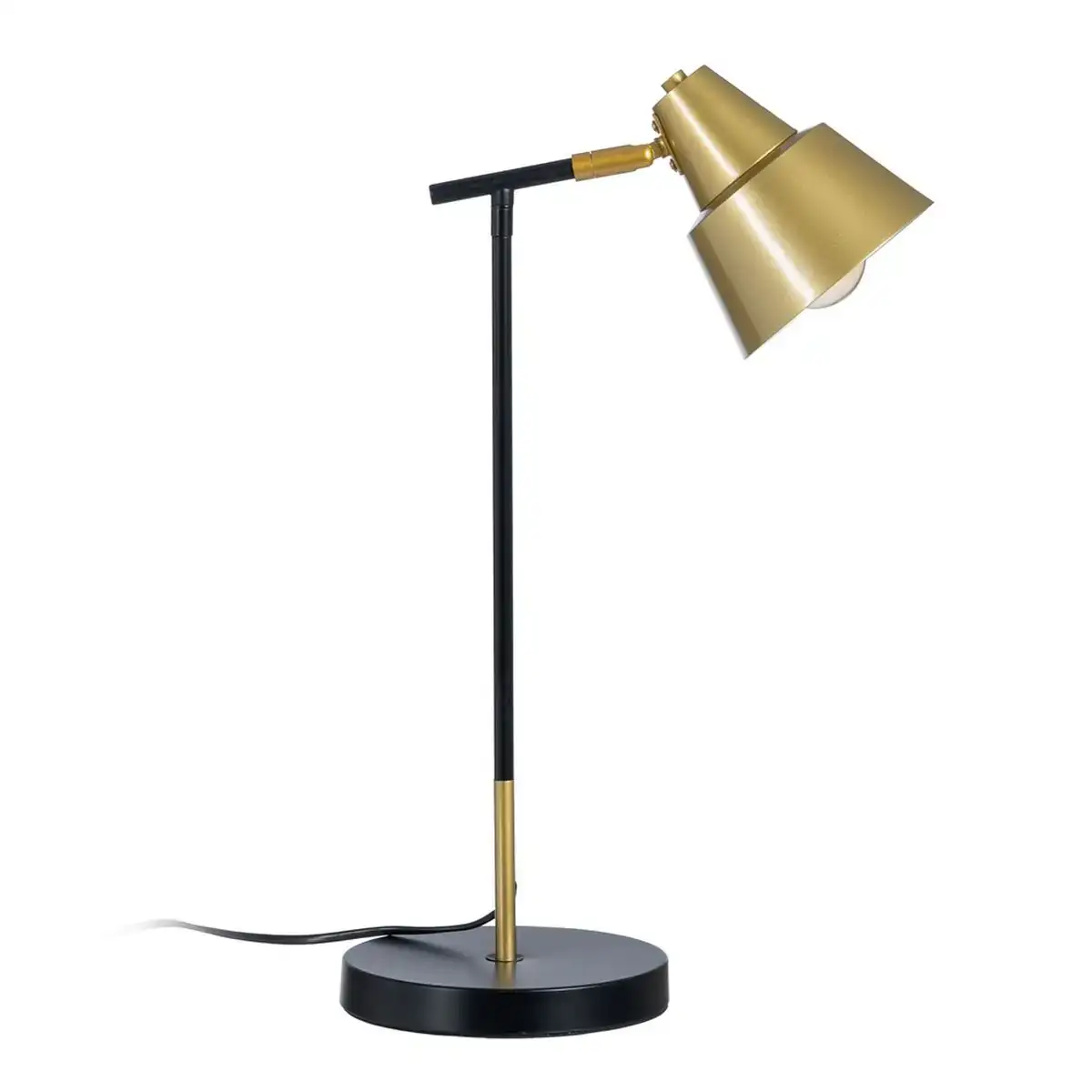 Lampe de bureau 31 x 31 x 52 cm noir dore metal_9155. DIAYTAR COTE D'IVOIRE - Votre Univers Shopping Éclectique. Explorez nos offres variées et découvrez des articles qui embrassent la diversité et la polyvalence de vos besoins.