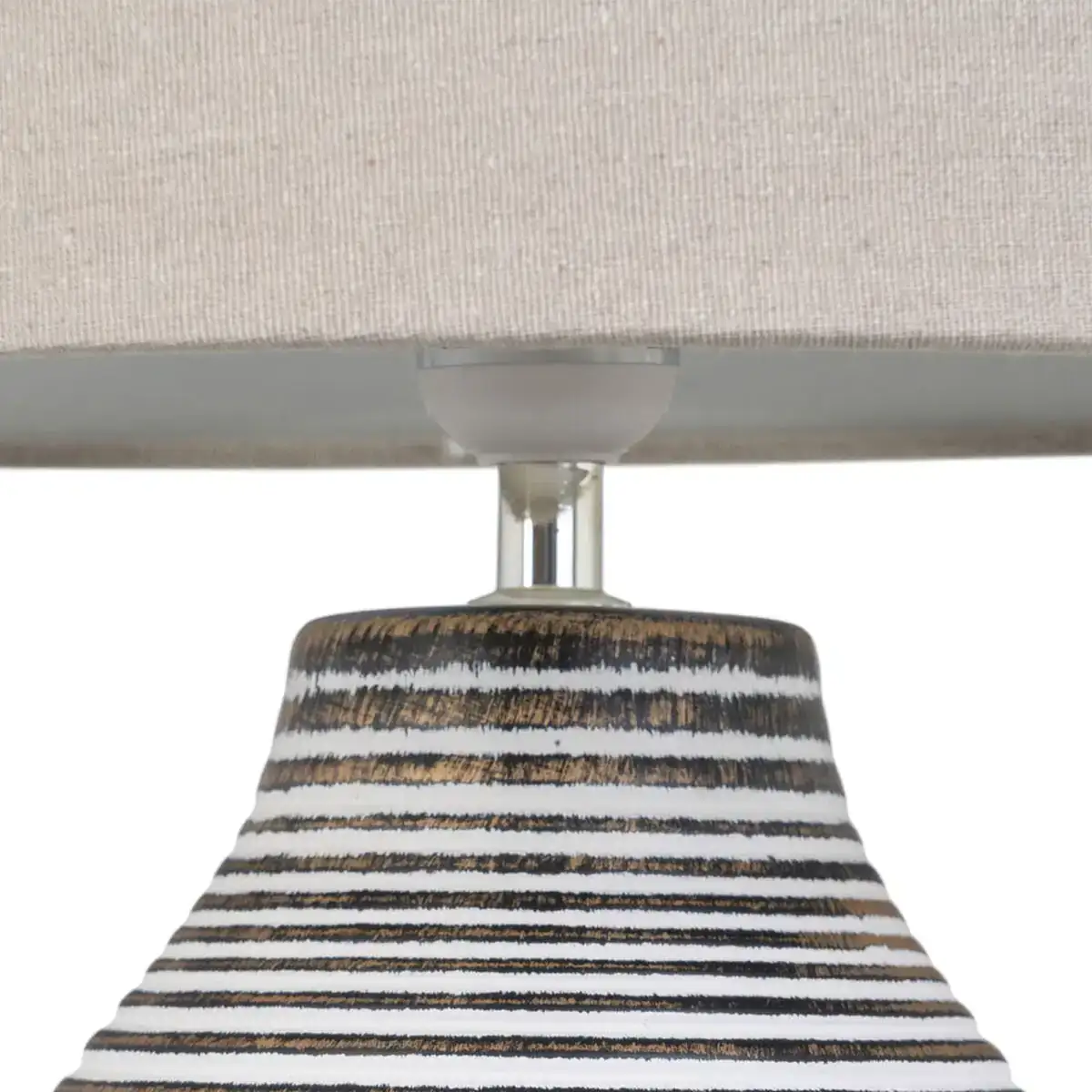 Lampe de bureau 32 x 32 x 54 cm ceramique naturel blanc_9488. DIAYTAR COTE D'IVOIRE - Votre Marché Virtuel au Côte d'Ivoire. Parcourez notre boutique en ligne pour trouver des trésors cachés, des articles indispensables du quotidien aux joyaux artistiques.