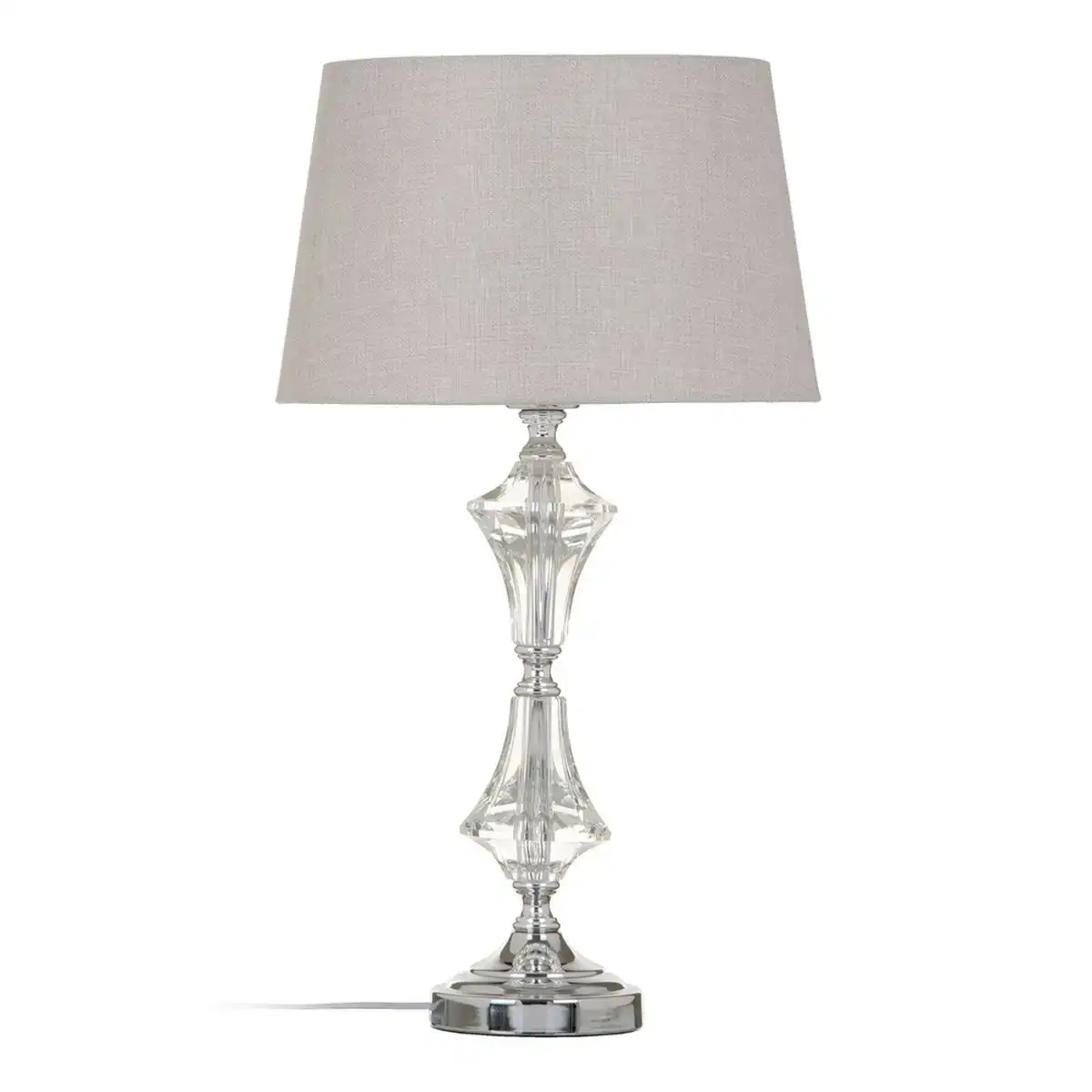 Lampe de bureau 32 x 32 x 57 cm verre argent_7260. DIAYTAR COTE D'IVOIRE - L'Art du Shopping Facilité. Naviguez sur notre plateforme en ligne pour découvrir une expérience d'achat fluide et agréable, avec une gamme de produits adaptés à tous.