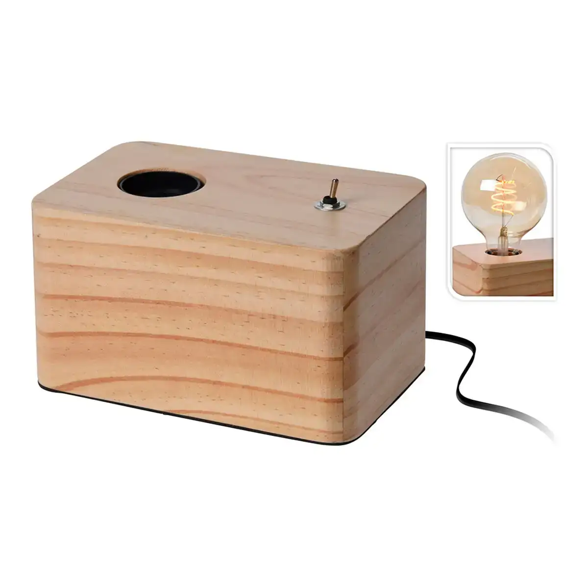 Lampe de bureau atmosphera bois marron 40 w 220 240 v_1920. Bienvenue sur DIAYTAR COTE D'IVOIRE - Où Choisir est un Voyage Sensoriel. Plongez dans notre catalogue et trouvez des produits qui éveillent vos sens et embellissent votre quotidien.