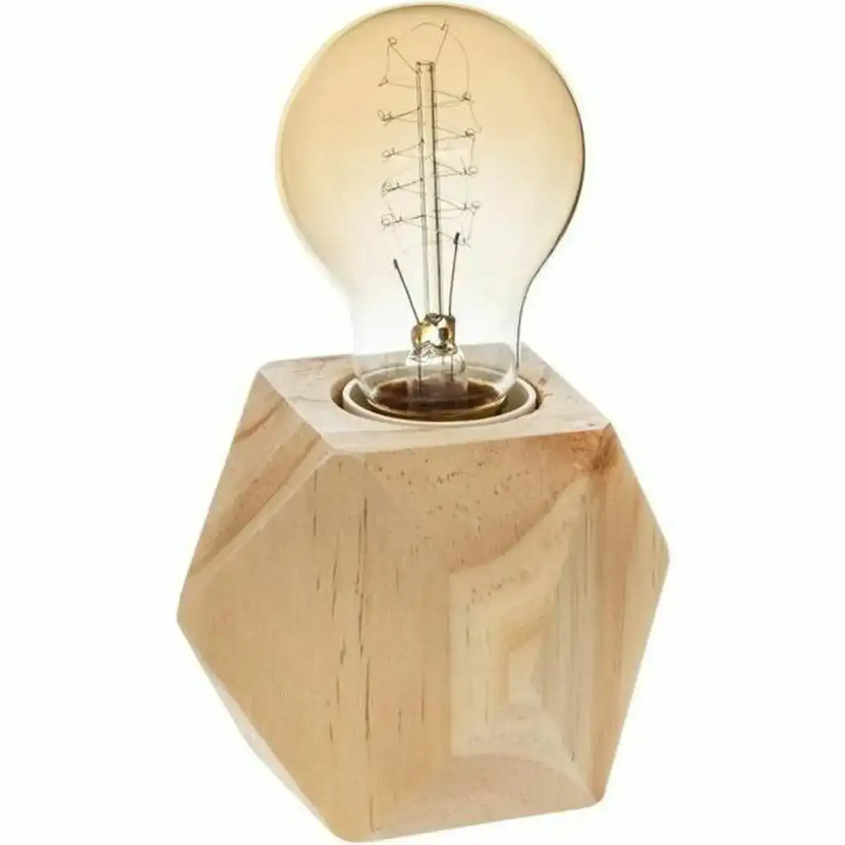 Lampe de bureau atmosphera hexagonal 7 5 x 8 cm bois_5733. DIAYTAR COTE D'IVOIRE - Où Chaque Produit est une Histoire à Raconter. Découvrez notre sélection de produits qui vous permettent de créer votre propre récit à travers vos achats.