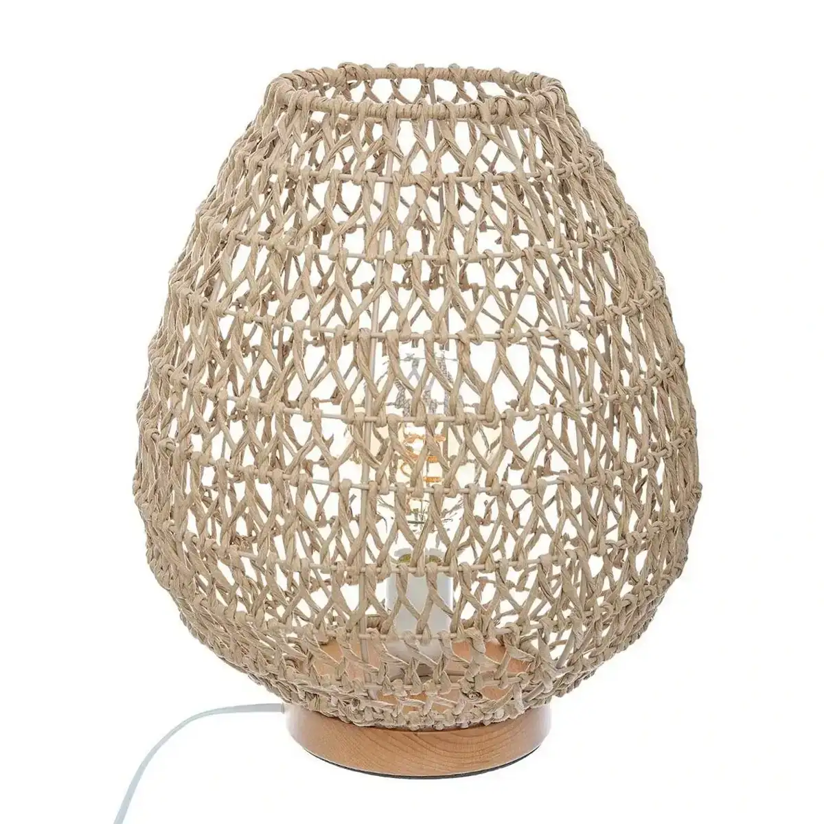 Lampe de bureau atmosphera tresse sable 40 w o 35 5 x 30 cm_1944. DIAYTAR COTE D'IVOIRE - Où Choisir est un Plaisir Responsable. Explorez notre boutique en ligne et adoptez des produits qui reflètent notre engagement envers la durabilité.