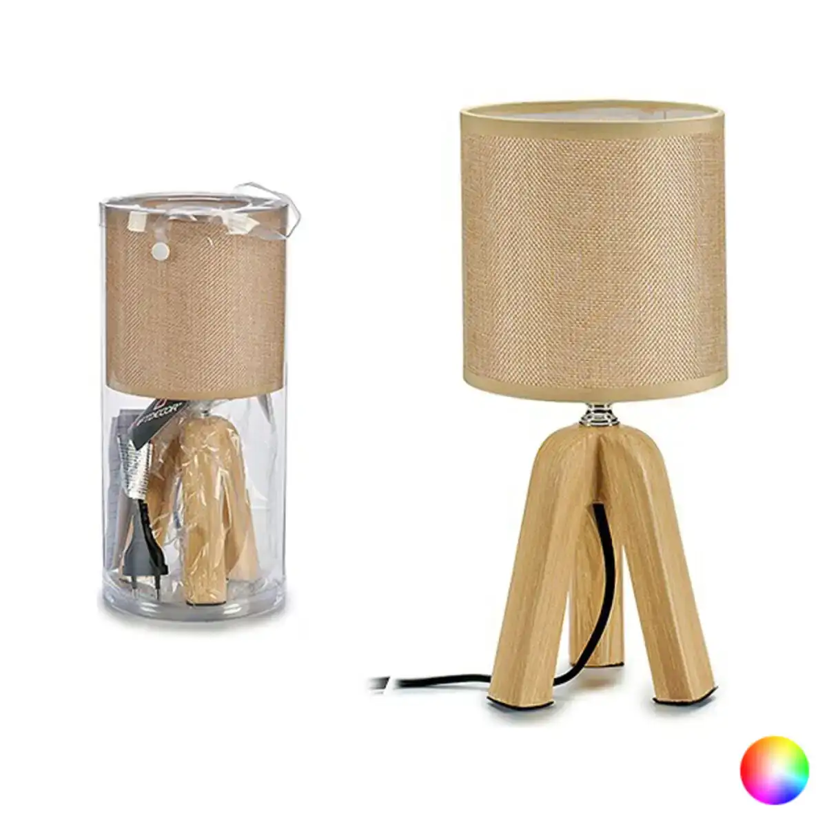 Lampe de bureau ceramique 13 x 13 x 28 cm_8591. DIAYTAR COTE D'IVOIRE - Là où la Beauté Rencontre la Fonctionnalité. Parcourez notre sélection pour trouver des produits qui allient esthétique et praticité, pour un quotidien sublimé.