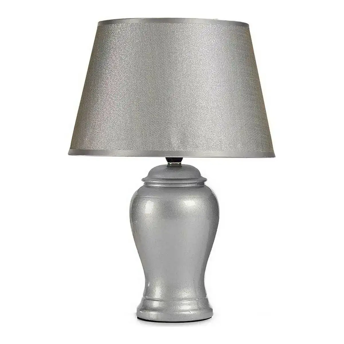 Lampe de bureau ceramique argente 28 x 39 x 28 cm _2323. Entrez dans l'Univers de DIAYTAR COTE D'IVOIRE - Où l'Élégance et la Variété se Rencontrent. Parcourez notre catalogue pour dénicher des articles qui ajoutent une touche d'élégance à votre vie.
