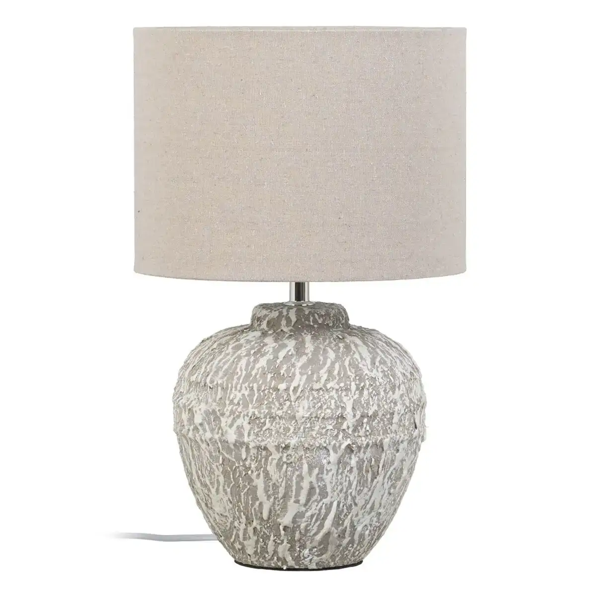 Lampe de bureau ceramique gris 25 x 25 x 40 cm_7246. Plongez dans l'Expérience DIAYTAR COTE D'IVOIRE - Où Chaque Produit a une Histoire. Explorez notre boutique en ligne pour trouver des articles qui incarnent la passion et la créativité du Côte d'Ivoire.