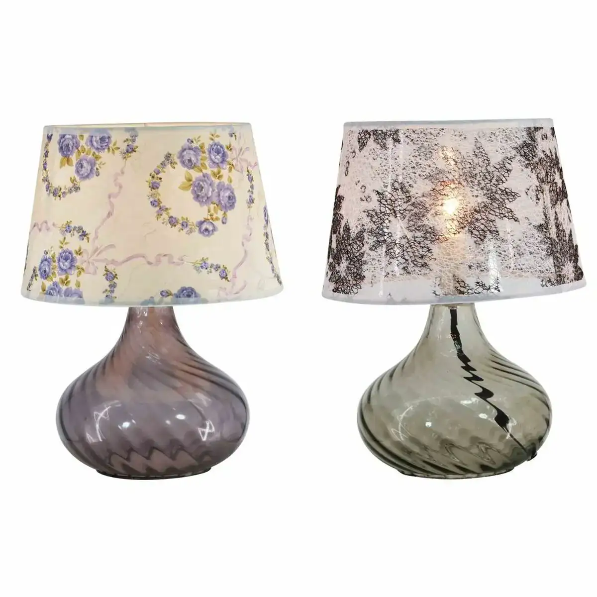 Lampe de bureau dkd home decor 25 x 25 x 33 5 cm verre multicouleur 220 v 25 w 2 unites _7263. Bienvenue sur DIAYTAR COTE D'IVOIRE - Où le Shopping est une Affaire Personnelle. Découvrez notre sélection et choisissez des produits qui reflètent votre unicité et votre individualité.