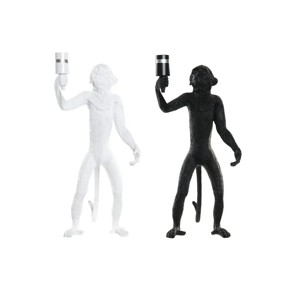 Lampe de bureau dkd home decor 31 x 34 x 55 cm noir blanc resine 220 v 50 w 2 unites _1548. DIAYTAR COTE D'IVOIRE - Votre Escapade Shopping Virtuelle. Explorez notre boutique en ligne et dénichez des trésors qui évoquent la culture et le savoir-faire sénégalais, un clic à la fois.