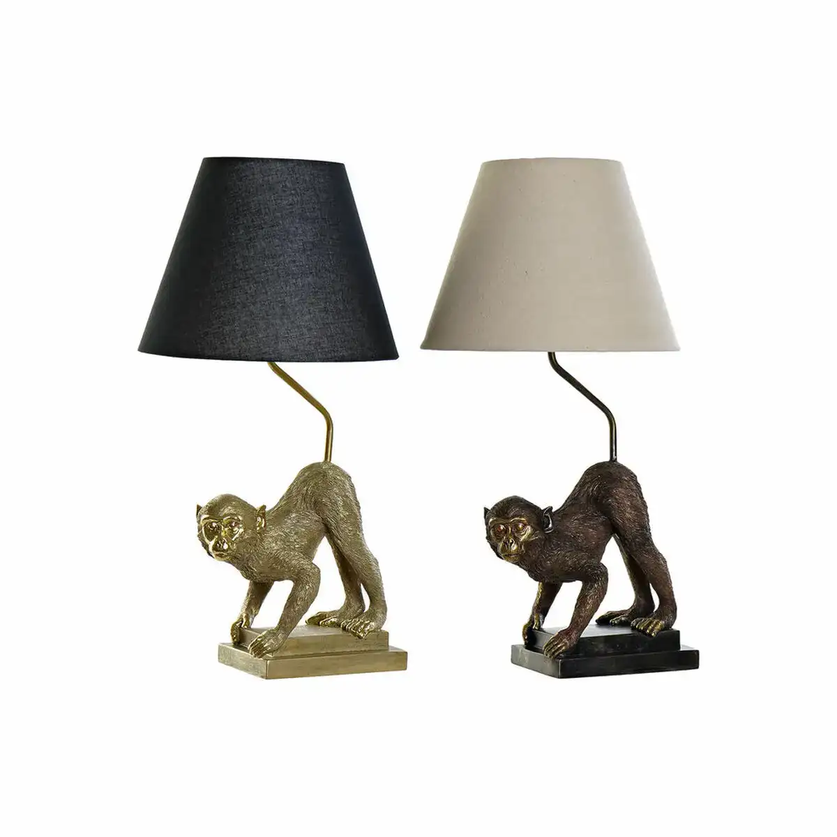 Lampe de bureau dkd home decor 32 5 x 30 x 60 cm noir beige dore metal resine 220 v 50 w 2 unites _2446. Bienvenue sur DIAYTAR COTE D'IVOIRE - Où Chaque Article a son Histoire. Découvrez notre sélection méticuleuse de produits qui racontent l'authenticité et la beauté du Côte d'Ivoire.