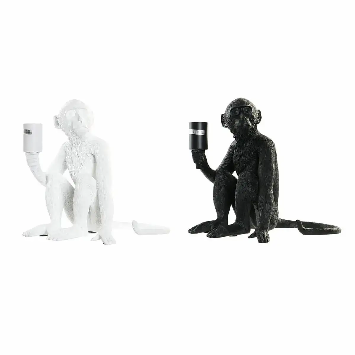 Lampe de bureau dkd home decor 33 x 32 x 31 cm noir blanc resine 220 v 50 w 2 unites _7370. DIAYTAR COTE D'IVOIRE - Votre Destination Shopping Incontournable. Parcourez nos rayons virtuels et trouvez des articles qui répondent à tous vos besoins, du quotidien à l'exceptionnel.