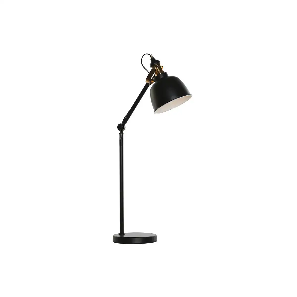Lampe de bureau dkd home decor 41 x 18 x 59 cm noir dore metal 220 v 50 w_1316. DIAYTAR COTE D'IVOIRE - Là où Choisir est une Célébration de l'Artisanat. Explorez notre gamme variée et choisissez des produits qui incarnent la tradition et le talent des artisans du Côte d'Ivoire.