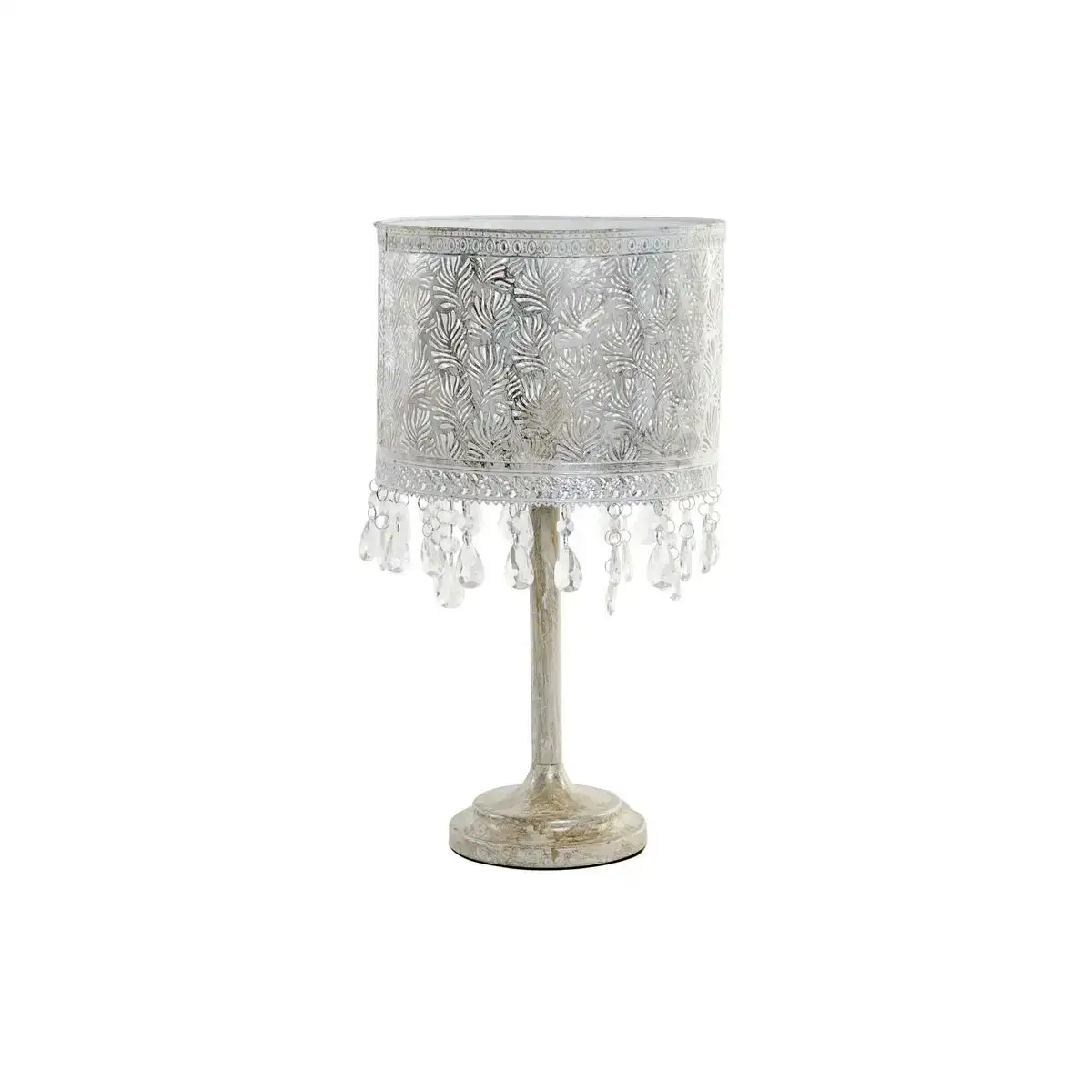 Lampe de bureau dkd home decor argente metal_8050. Entrez dans DIAYTAR COTE D'IVOIRE - Où Chaque Détail Compte. Explorez notre boutique en ligne pour trouver des produits de haute qualité, soigneusement choisis pour répondre à vos besoins et vos désirs.