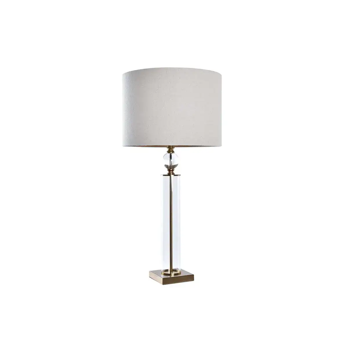 Lampe de bureau dkd home decor beige transparent dore metal verre 50 w 220 v 41 x 41 x 80 cm_4522. DIAYTAR COTE D'IVOIRE - Là où Chaque Achat a du Sens. Explorez notre gamme et choisissez des produits qui racontent une histoire, du traditionnel au contemporain.