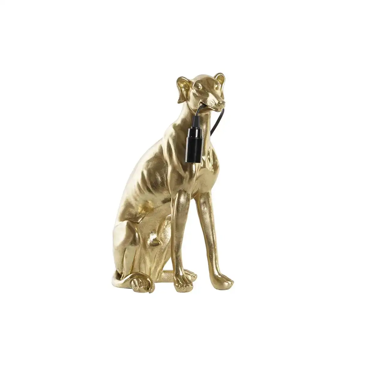 Lampe de bureau dkd home decor chien dore resine 25 w 25 5 x 16 5 x 36 cm _9719. DIAYTAR COTE D'IVOIRE - Où Chaque Produit est une Histoire à Raconter. Découvrez notre sélection de produits qui vous permettent de créer votre propre récit à travers vos achats.