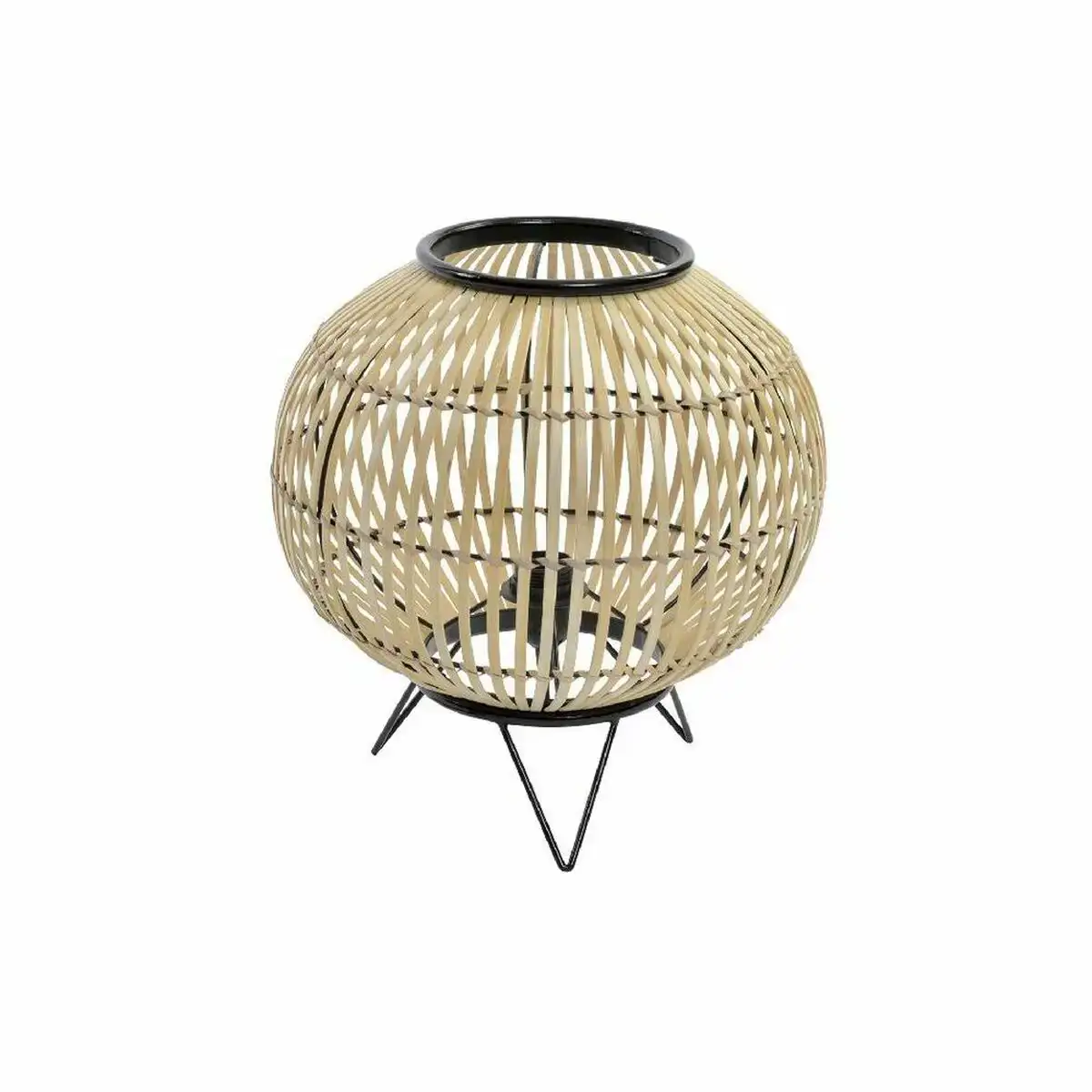 Lampe de bureau dkd home decor noir metal marron bambou 36 x 36 x 37 cm _3608. Entrez dans l'Univers de DIAYTAR COTE D'IVOIRE - Où Chaque Produit a son Histoire. Explorez notre catalogue et découvrez des trésors qui racontent la riche culture du Côte d'Ivoire.
