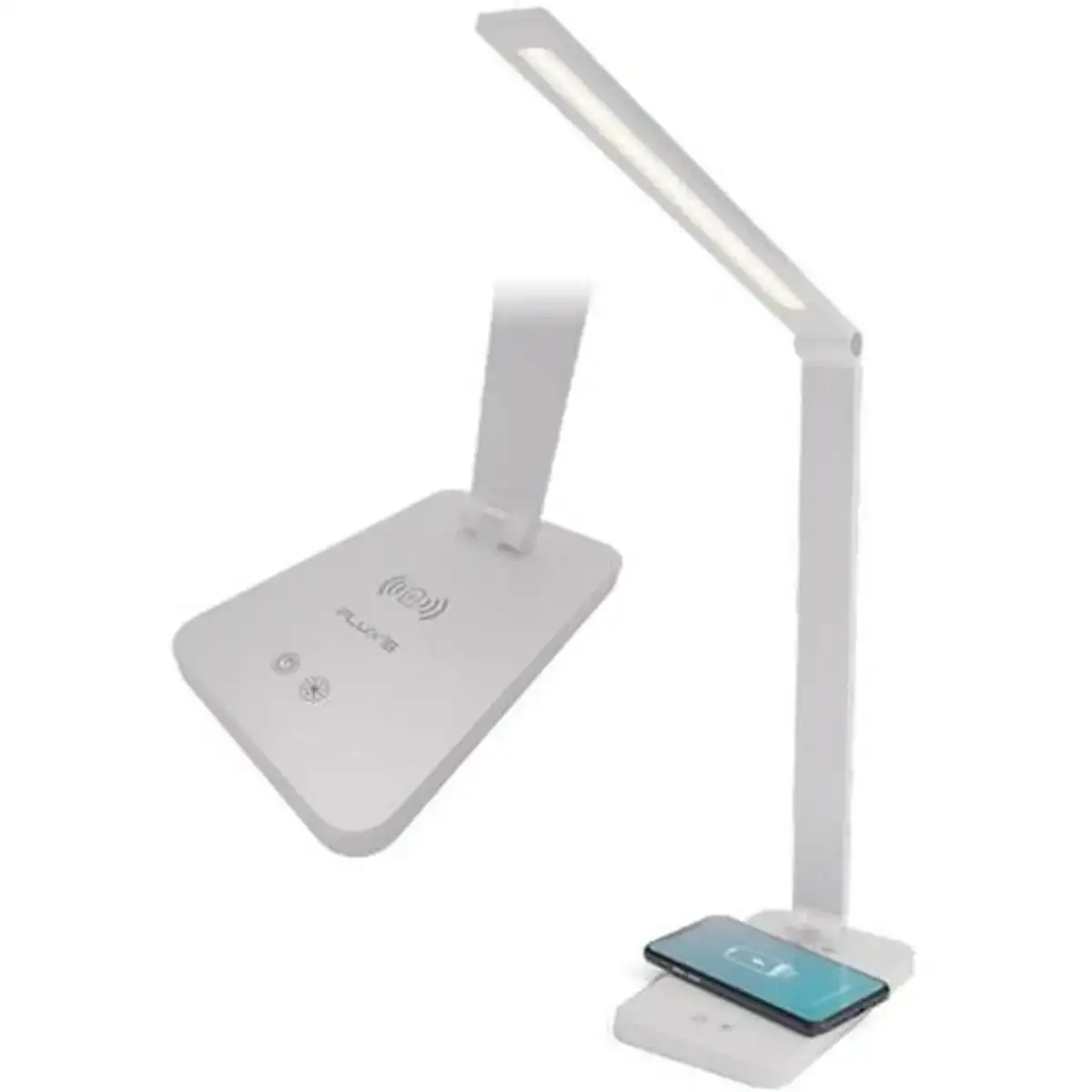 Lampe de bureau flux s blanc aluminium 5 w abs_9839. DIAYTAR COTE D'IVOIRE - Où la Tradition Renouvelée Rencontre l'Innovation. Explorez notre gamme de produits qui fusionnent l'héritage culturel avec les besoins contemporains.