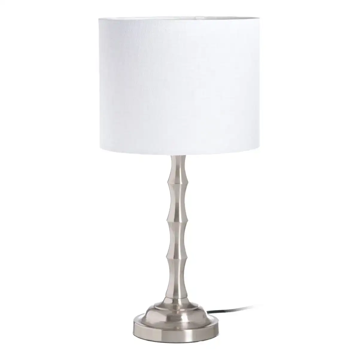 Lampe de bureau metal argent 25 x 25 x 50 cm_6439. Bienvenue chez DIAYTAR COTE D'IVOIRE - Où Chaque Produit a son Histoire. Découvrez notre sélection unique et trouvez des articles qui racontent la richesse culturelle et artistique du Côte d'Ivoire.