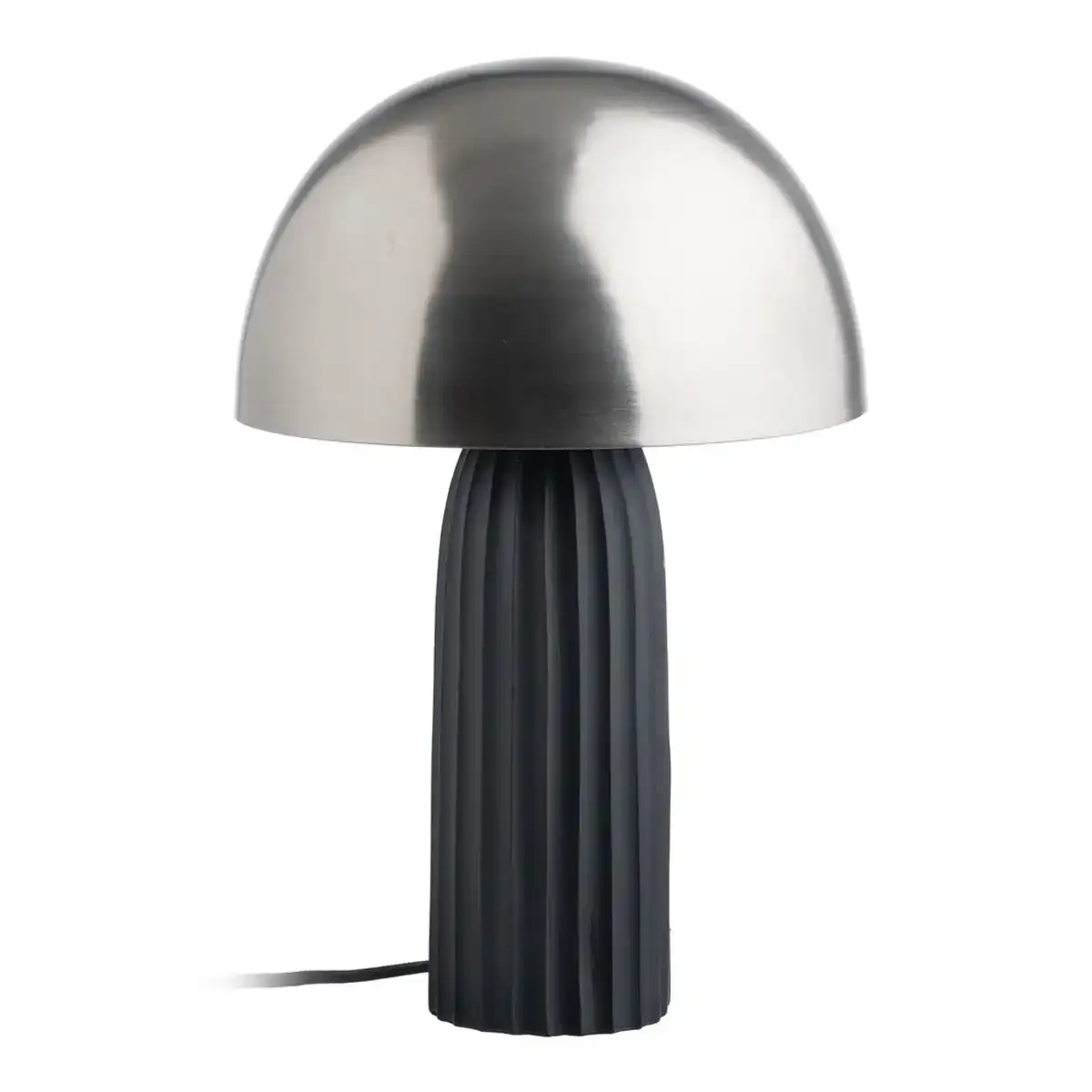 Lampe de bureau noir metal argent 24 x 24 x 37 cm_9612. Entrez dans le Monde de DIAYTAR COTE D'IVOIRE - Où la Satisfaction est la Priorité. Explorez notre sélection pensée pour vous offrir une expérience de shopping qui va au-delà de vos attentes.