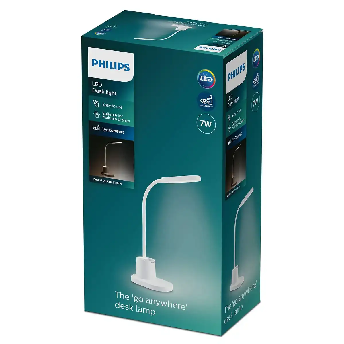 Lampe de bureau philips 8719514443792 blanc metal plastique 7 w 5 v_5875. DIAYTAR COTE D'IVOIRE - L'Art de Vivre le Shopping Authentique. Découvrez notre boutique en ligne et trouvez des produits qui célèbrent la culture et l'héritage du Côte d'Ivoire.