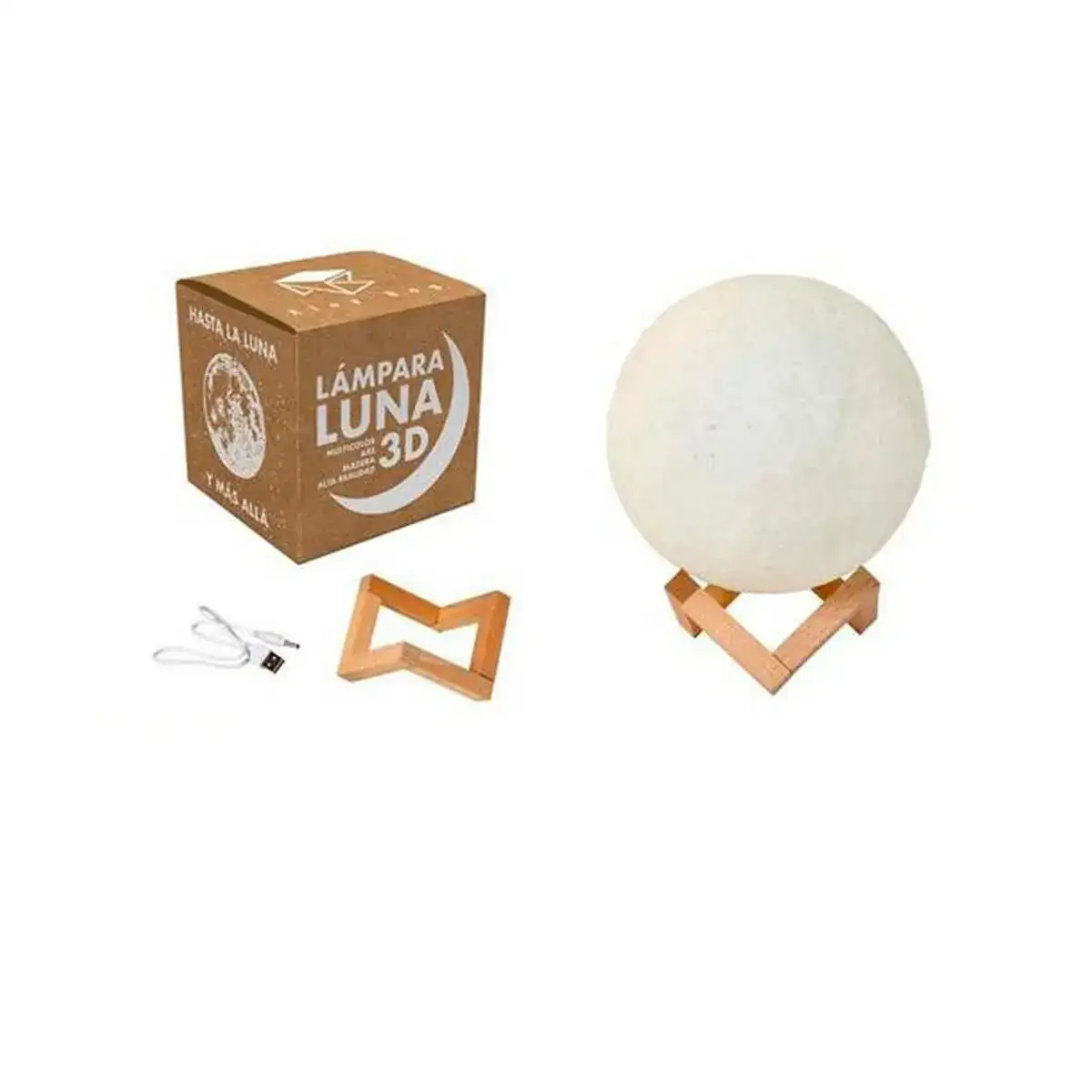 Lampe de bureau roymart 3d lune multicouleur o 18 cm_3040. Bienvenue chez DIAYTAR COTE D'IVOIRE - Où Choisir est un Voyage. Plongez dans notre plateforme en ligne pour trouver des produits qui ajoutent de la couleur et de la texture à votre quotidien.