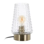 Lampe de bureau verre metal 17 x 17 x 26 cm_3732. Bienvenue chez DIAYTAR COTE D'IVOIRE - Où Choisir est une Invitation au Voyage. Explorez notre boutique en ligne et découvrez des produits qui vous transportent dans l'univers du Côte d'Ivoire.