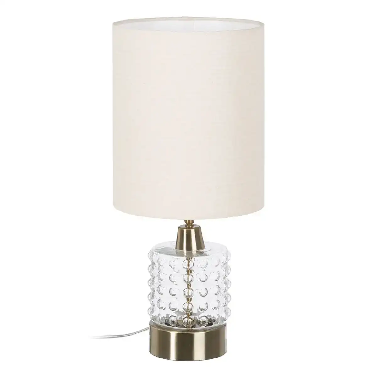 Lampe de bureau verre metal 23 x 23 x 51 cm_7988. DIAYTAR COTE D'IVOIRE - Votre Destinée Shopping Personnalisée. Plongez dans notre boutique en ligne et créez votre propre expérience de shopping en choisissant parmi nos produits variés.