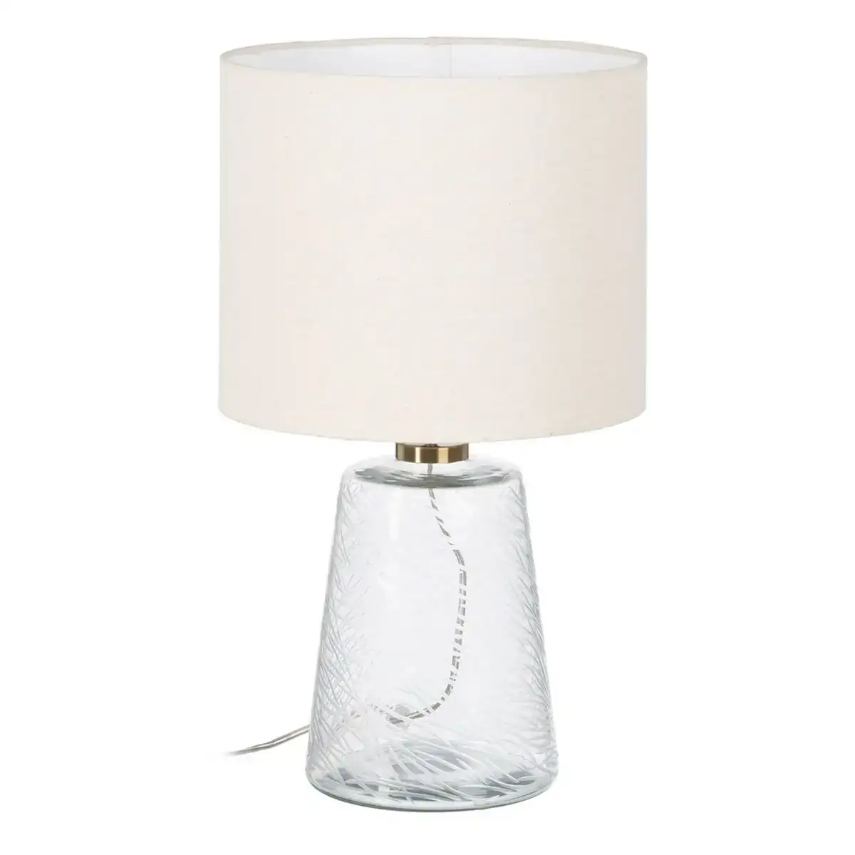 Lampe de bureau verre metal 30 x 30 x 53 cm_6895. Bienvenue sur DIAYTAR COTE D'IVOIRE - Votre Galerie Shopping Personnalisée. Découvrez un monde de produits diversifiés qui expriment votre style unique et votre passion pour la qualité.