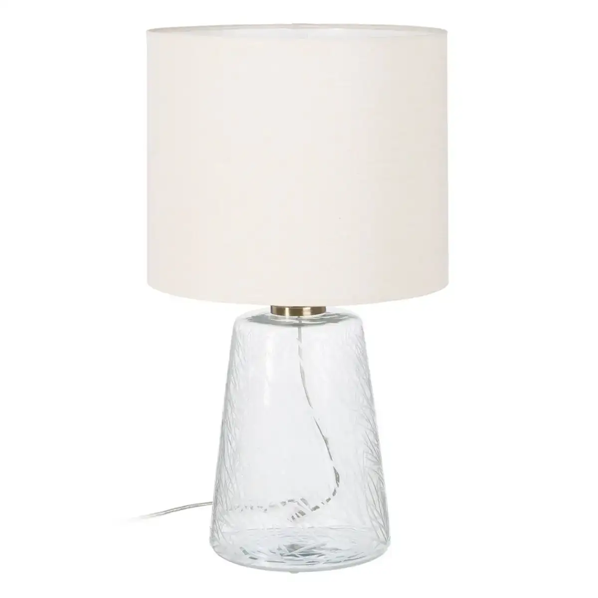 Lampe de bureau verre metal 35 x 35 x 63 cm_8120. DIAYTAR COTE D'IVOIRE - Votre Destination pour un Shopping Inégalé. Naviguez à travers notre sélection minutieuse pour trouver des produits qui répondent à tous vos besoins.