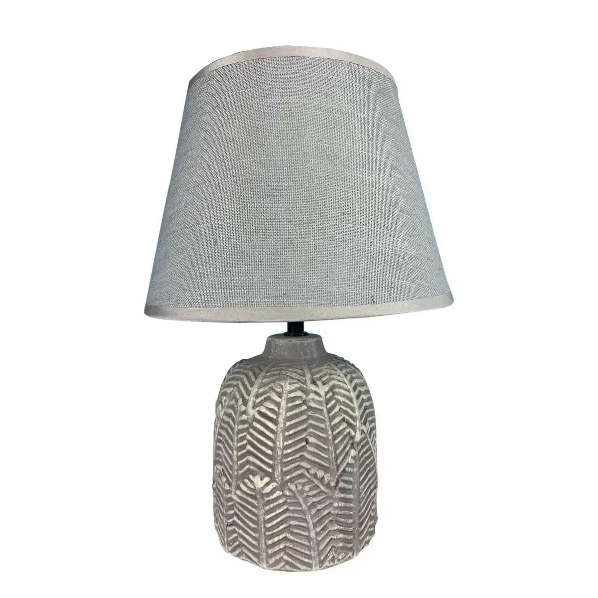 Lampe de bureau versa ceramique textile 22 5 x 33 x 12 5 cm _1639. DIAYTAR COTE D'IVOIRE - Où Chaque Produit est une Promesse de Qualité. Explorez notre boutique en ligne et choisissez des produits qui répondent à vos exigences élevées.