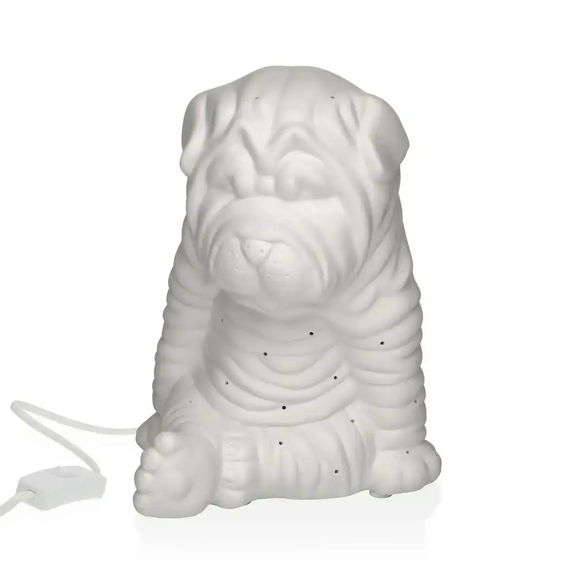 Lampe de bureau versa chien porcelaine 17 1 x 19 6 x 15 cm _4876. DIAYTAR COTE D'IVOIRE - Là où le Shopping devient une Fête des Sens. Plongez dans notre univers et choisissez des produits qui éveillent votre goût pour l'esthétique et l'authenticité.