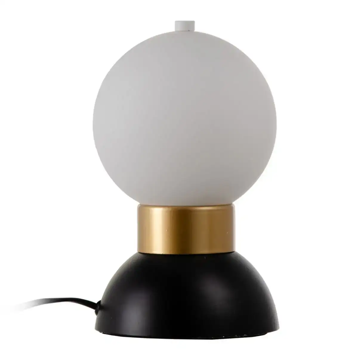 Lampe de table led verre noir metal blanc 15 x 15 x 22 cm_1464. DIAYTAR COTE D'IVOIRE - Votre Destination Shopping Incontournable. Parcourez nos rayons virtuels et trouvez des articles qui répondent à tous vos besoins, du quotidien à l'exceptionnel.