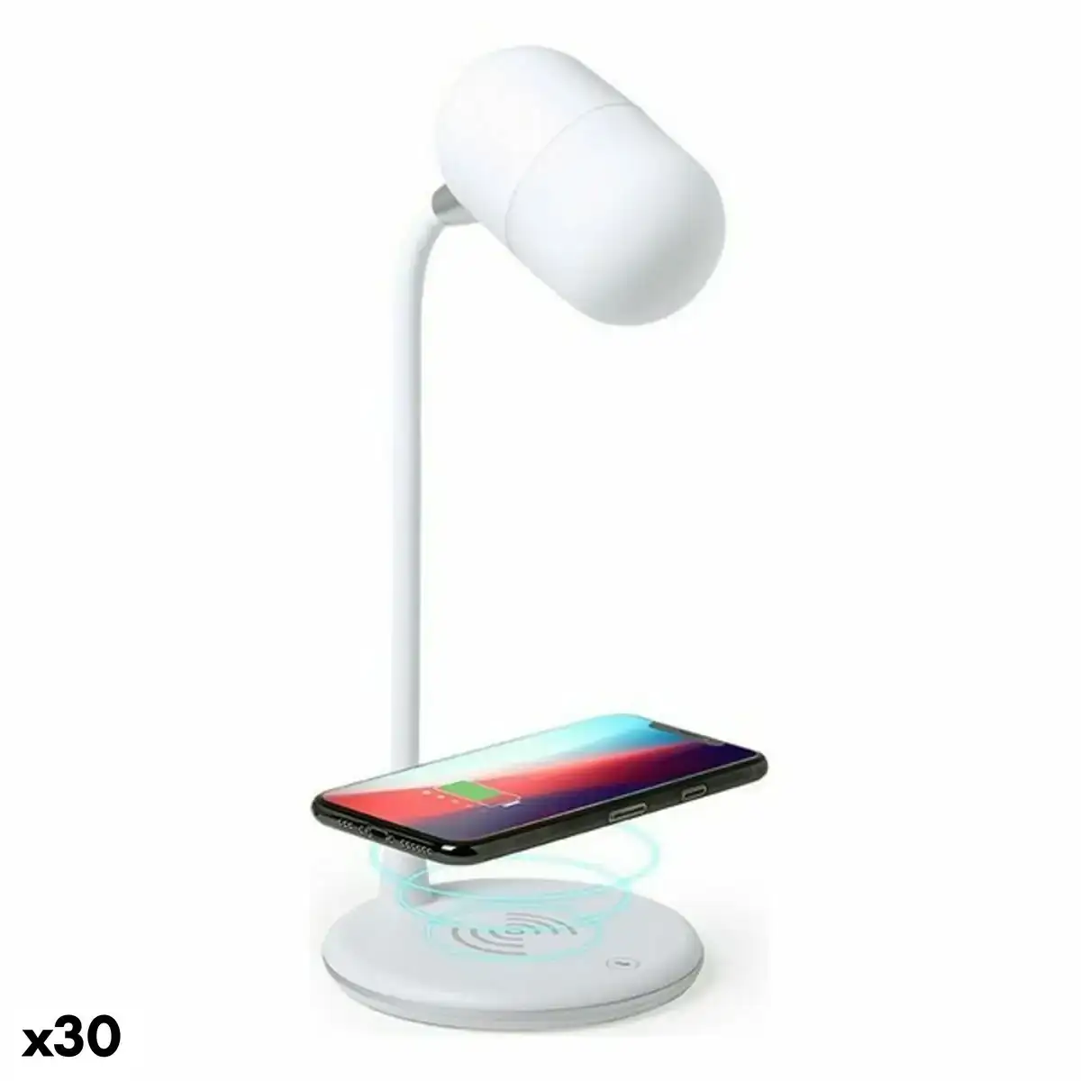 Lampe led avec haut parleur bluetooth et chargeur sans fil 146268 blanc 3 w 30 unites _9569. DIAYTAR COTE D'IVOIRE - Là où Choisir est un Acte d'Amour pour la Culture Côte d'Ivoireaise. Explorez notre gamme et choisissez des produits qui célèbrent la richesse de notre patrimoine.