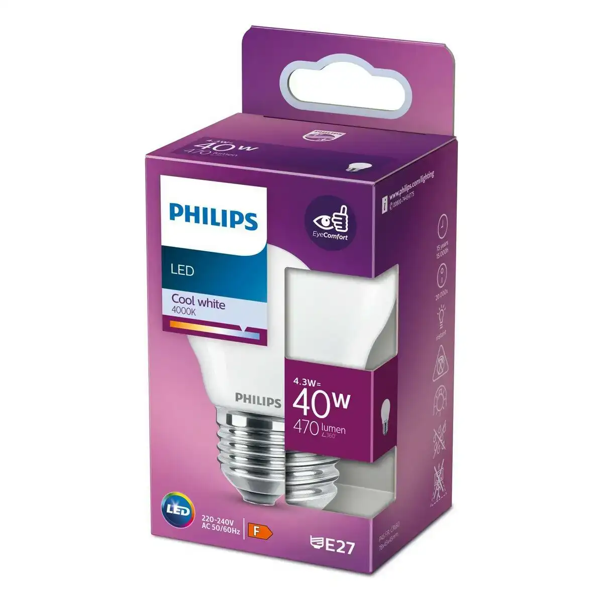 Lampe led philips 4 5 x 7 8 cm e27 f 470 lm 4 3 w 4000 k _4558. DIAYTAR COTE D'IVOIRE - L'Art de Vivre avec Authenticité. Explorez notre gamme de produits artisanaux et découvrez des articles qui apportent une touche unique à votre vie.