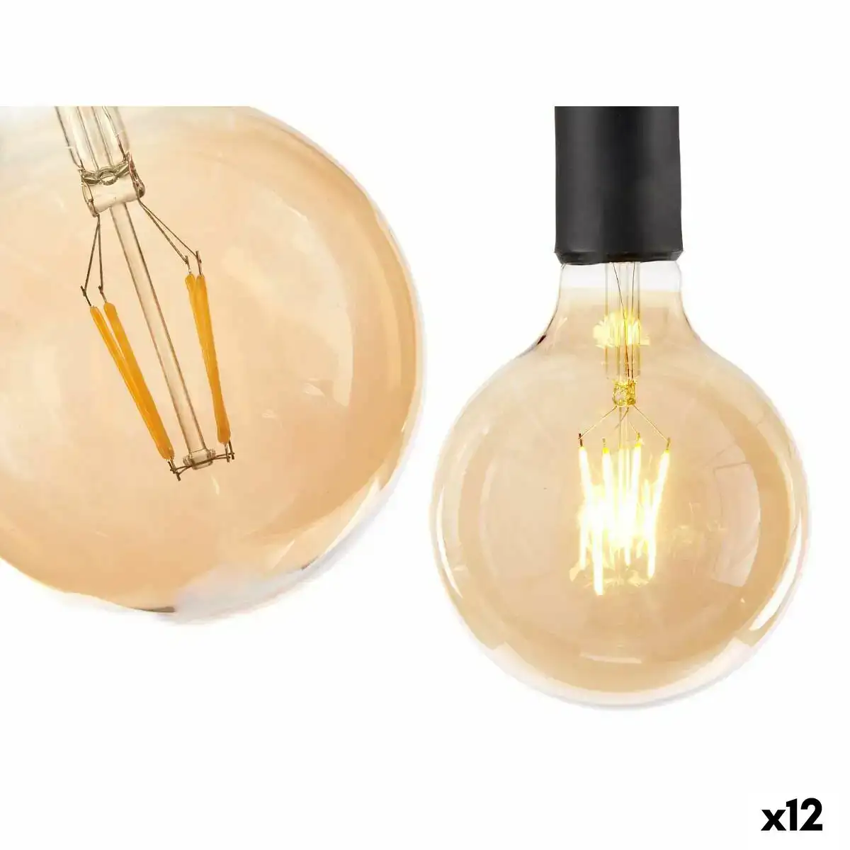 Lampe led vintage e27 transparent 4 w 12 5 x 17 5 x 12 5 cm 12 unites _9610. DIAYTAR COTE D'IVOIRE - Là où les Possibilités sont Infinies. Parcourez nos catégories et laissez-vous séduire par des produits qui enrichiront votre quotidien, du pratique à l'esthétique.