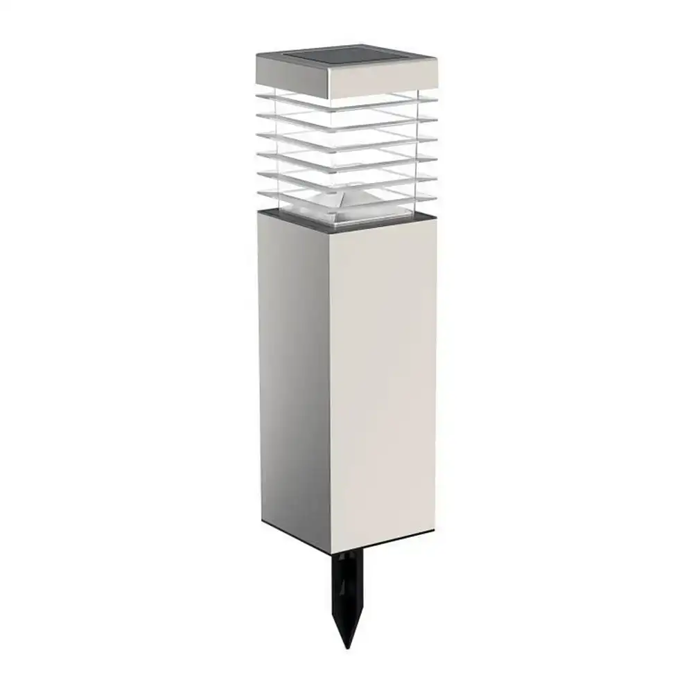 Lampe solaire galix sergioro gris acier inoxydable 6 w 25 lm 10 x 47 6 x 10 cm_5678. DIAYTAR COTE D'IVOIRE - Où Choisir est un Voyage Cultuel. Explorez notre boutique en ligne et découvrez des produits qui célèbrent la richesse et la diversité culturelle du Côte d'Ivoire.
