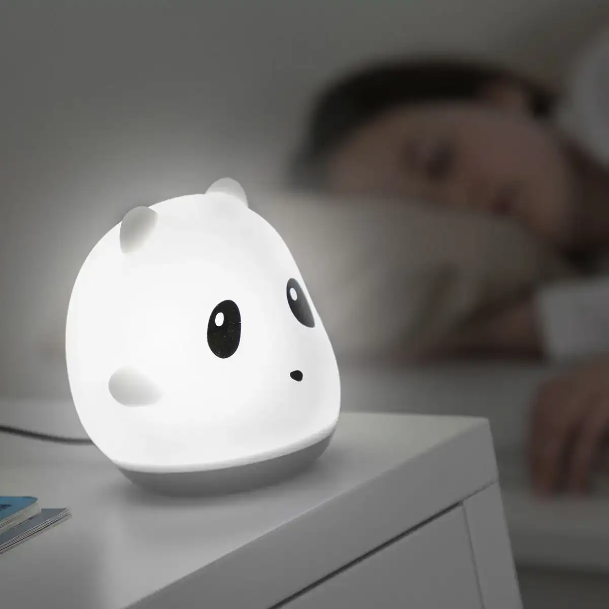 Lampe tactile rechargeable en silicone siliti panda innovagoods_1923. DIAYTAR COTE D'IVOIRE - Votre Destination pour un Shopping Inoubliable. Naviguez à travers notre catalogue et choisissez des produits qui vous marquent par leur originalité.