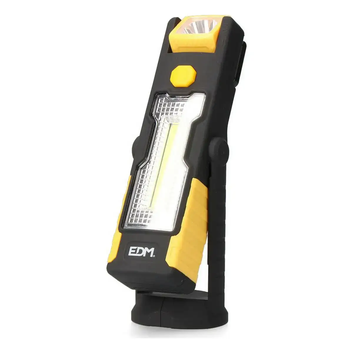 Lampe torche led edm cob xl accroche aimant double fonction 230 lm jaune abs 3 w_7334. Bienvenue sur DIAYTAR COTE D'IVOIRE - Où Chaque Article a son Histoire. Découvrez notre sélection méticuleuse de produits qui racontent l'authenticité et la beauté du Côte d'Ivoire.