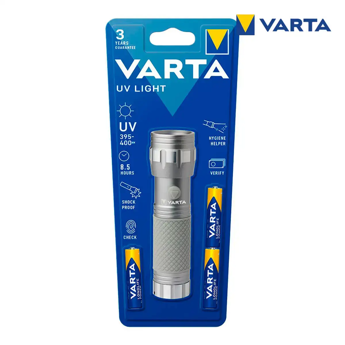 Lampe torche varta lampe uv gris aluminium_1898. Bienvenue sur DIAYTAR COTE D'IVOIRE - Où l'Élégance Rencontrer la Tradition. Explorez notre gamme variée et trouvez des articles qui marient le chic moderne au charme ancestral.