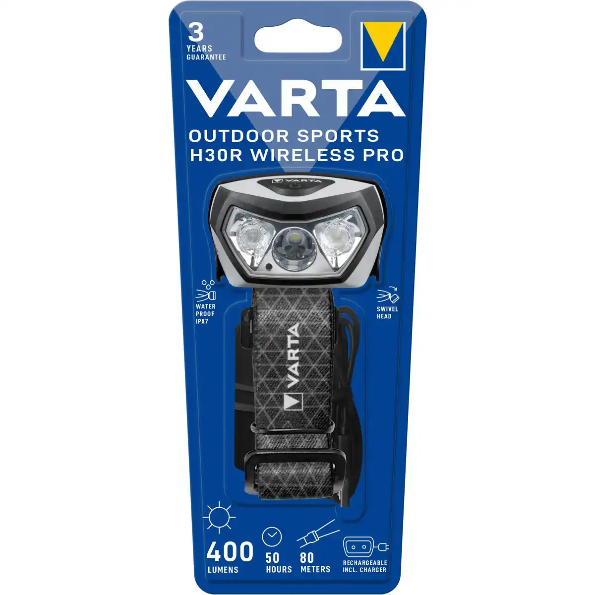 Lampe torche varta sports h30r pro_2033. DIAYTAR COTE D'IVOIRE - Votre Marché Virtuel au Côte d'Ivoire. Parcourez notre boutique en ligne pour trouver des trésors cachés, des articles indispensables du quotidien aux joyaux artistiques.