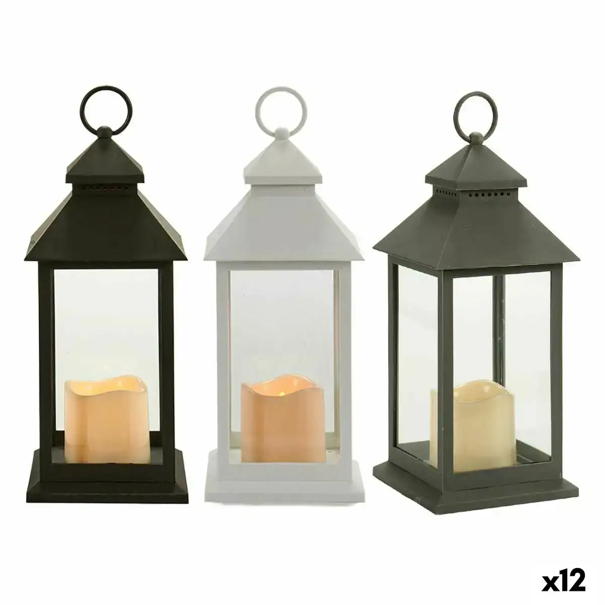 Lanterne a led verre plastique 12 unites _2541. DIAYTAR COTE D'IVOIRE - L'Art de Vivre l'Excellence au Quotidien. Explorez notre gamme et choisissez des produits qui ajoutent une note de prestige à votre vie.