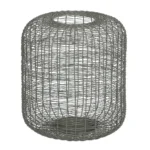 Lanterne bougeoir vert fer 25 x 25 x 27 cm_4599. DIAYTAR COTE D'IVOIRE - Votre Destination Shopping d'Exception. Parcourez nos rayons virtuels et choisissez des produits qui incarnent l'excellence et la diversité.
