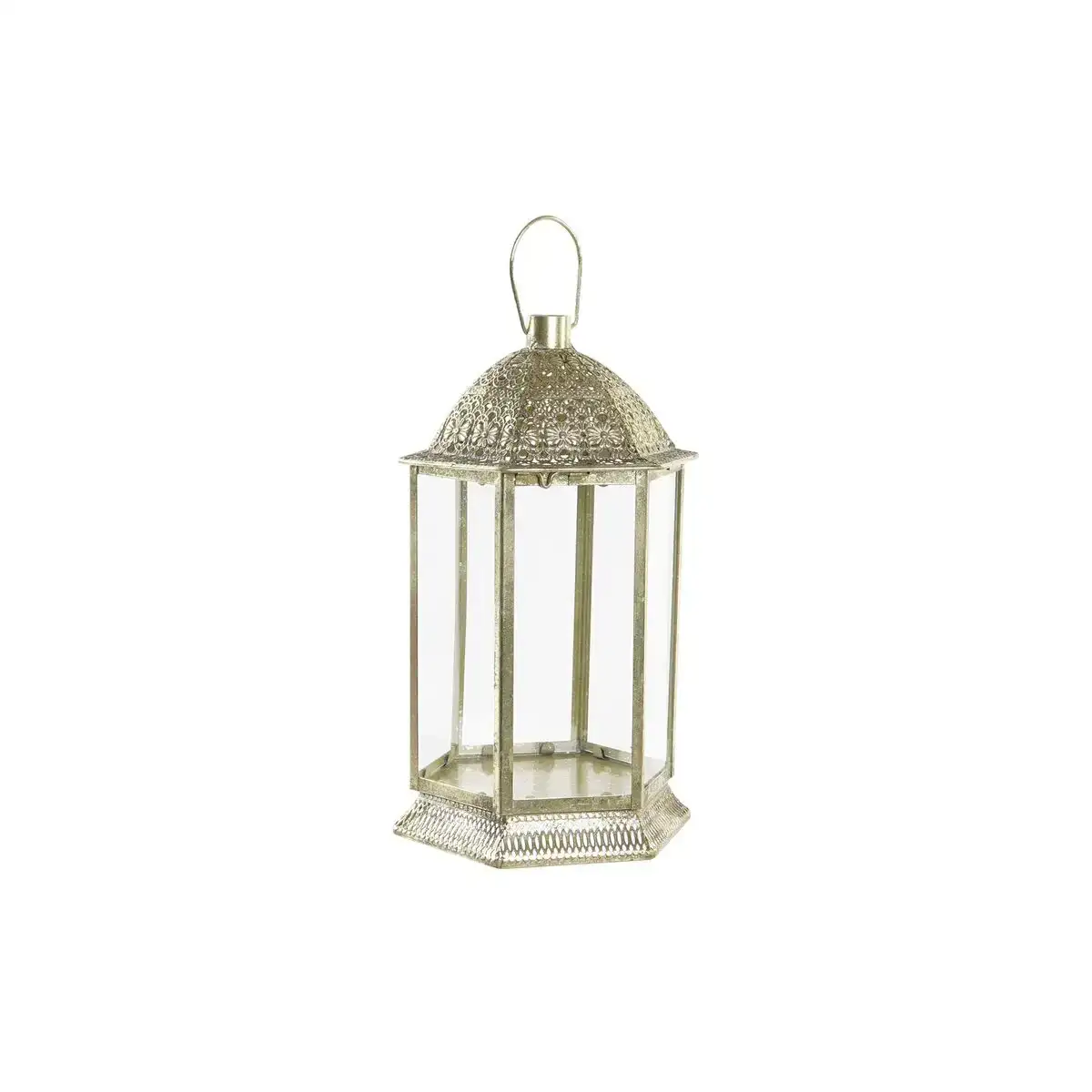 Lanterne dkd home decor verre dore metal 21 x 19 x 37 cm _6610. Entrez dans le Monde de DIAYTAR COTE D'IVOIRE - Où la Satisfaction est la Priorité. Explorez notre sélection pensée pour vous offrir une expérience de shopping qui va au-delà de vos attentes.
