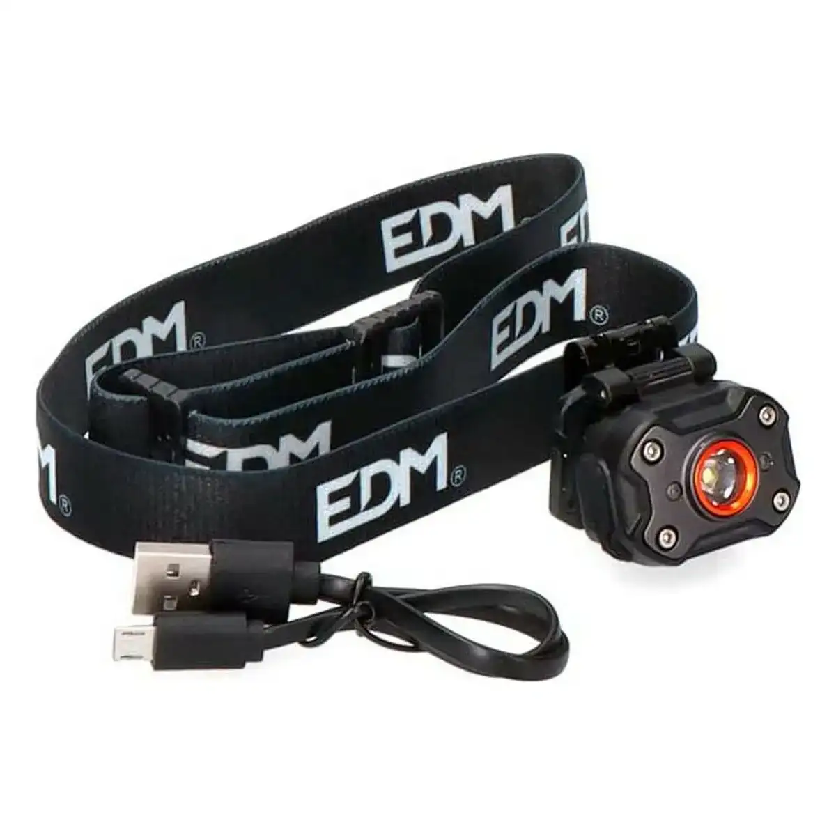 Lanterne led pour la tete edm 8 w noir 400 lm_9170. DIAYTAR COTE D'IVOIRE - Là où Chaque Achat Contribue à un Rêve. Naviguez à travers notre boutique en ligne et soutenez des artisans talentueux tout en acquérant des trésors.