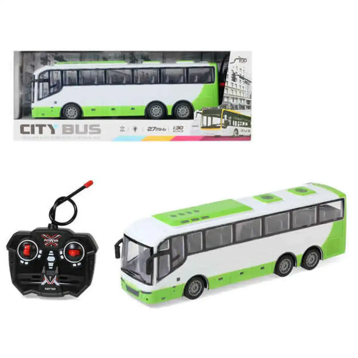Le bus 39 x 15 cm telecommande_2810. DIAYTAR COTE D'IVOIRE - Où Choisir Devient un Plaisir. Découvrez notre boutique en ligne et choisissez parmi une variété de produits qui satisferont tous vos besoins.