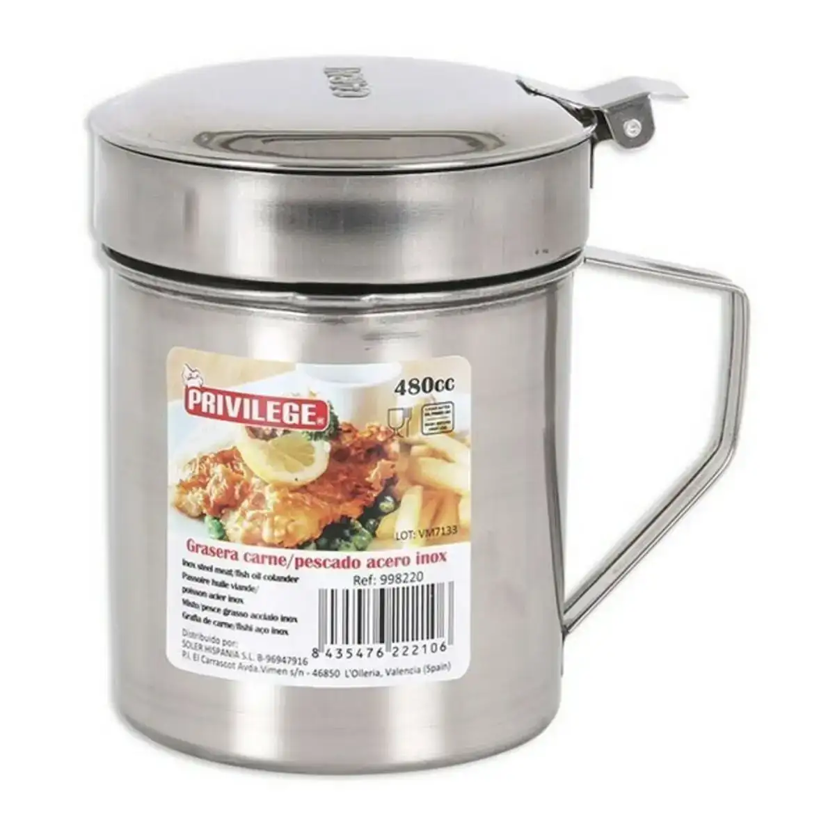 Lechefrite pour la viande ou le poisson privilege acier inoxydable_9147. Entrez dans le Monde Éclectique de DIAYTAR COTE D'IVOIRE. Explorez nos catégories et dénichez des trésors qui reflètent la richesse et l'authenticité du Côte d'Ivoire.