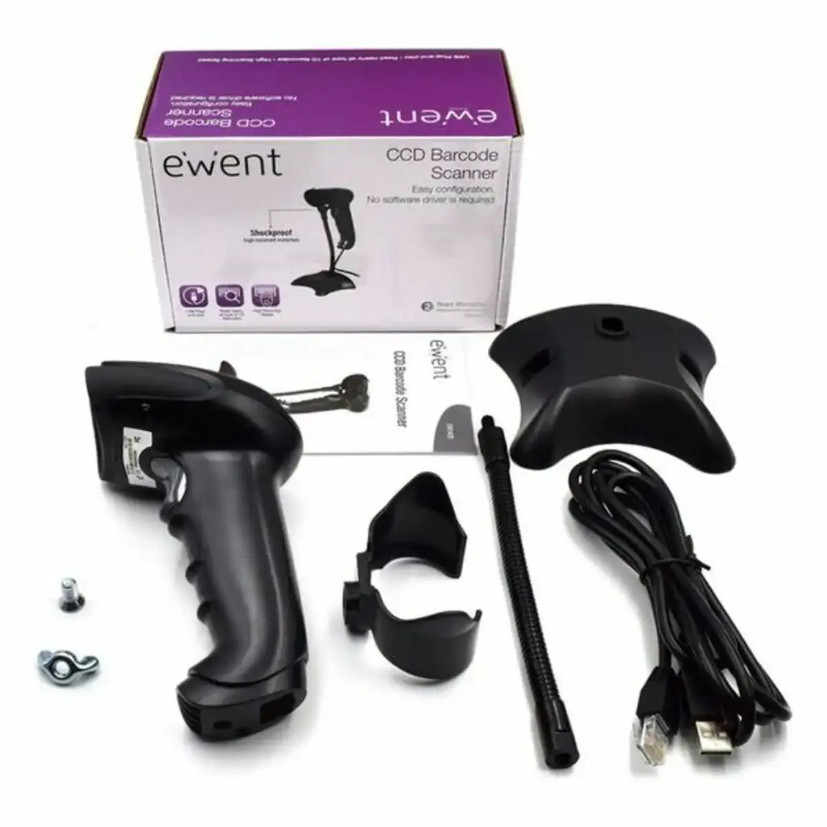 Lecteur de code barres avec support ewent ew3420 led usb noir_5684. Entrez dans l'Univers de DIAYTAR COTE D'IVOIRE - Où le Shopping Devient une Découverte. Explorez nos rayons et dénichez des trésors qui illuminent votre quotidien.