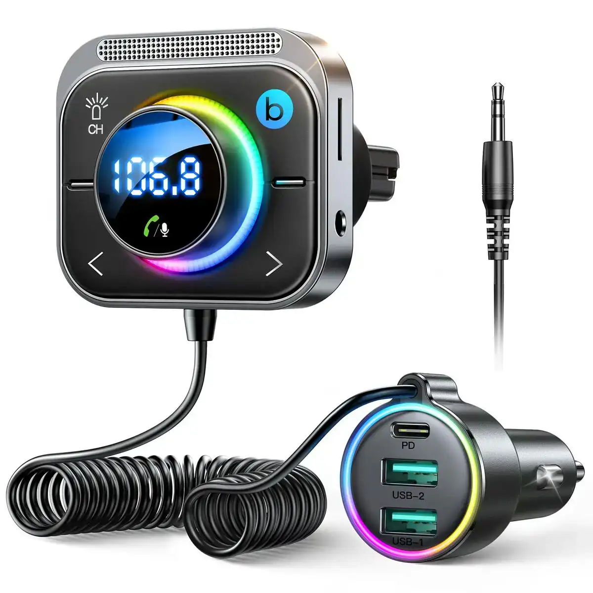 Lecteur mp3 et emetteur fm bluetooth pour voiture reconditionne a _4599. DIAYTAR COTE D'IVOIRE - Là où le Shopping Devient une Expérience. Naviguez à travers notre catalogue diversifié et découvrez des produits qui ajoutent de la couleur et de la passion à votre vie.