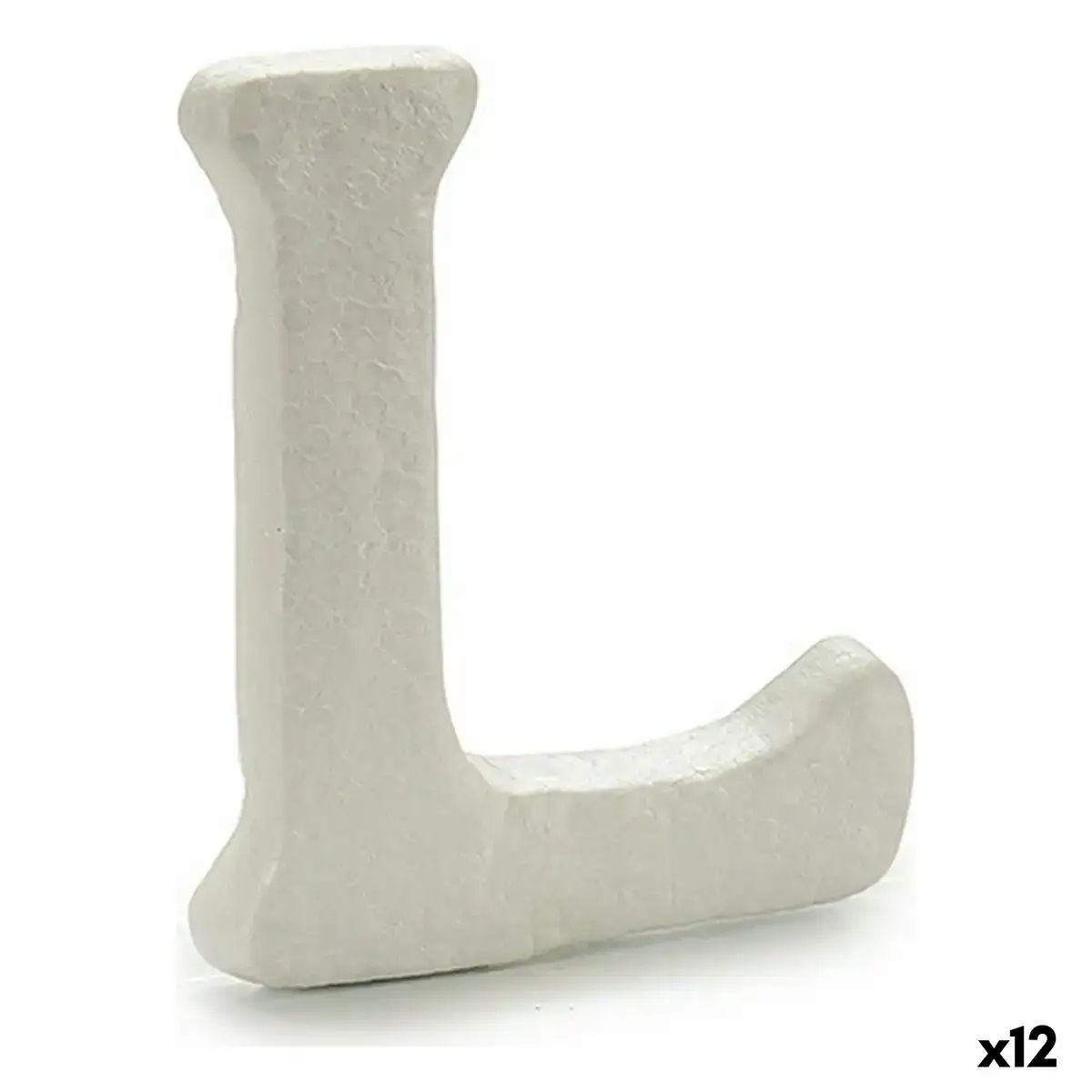 Lettre l blanc polystyrene 1 x 15 x 13 5 cm 12 unites _8291. DIAYTAR COTE D'IVOIRE - Votre Marché Virtuel au Côte d'Ivoire. Parcourez notre boutique en ligne pour trouver des trésors cachés, des articles indispensables du quotidien aux joyaux artistiques.