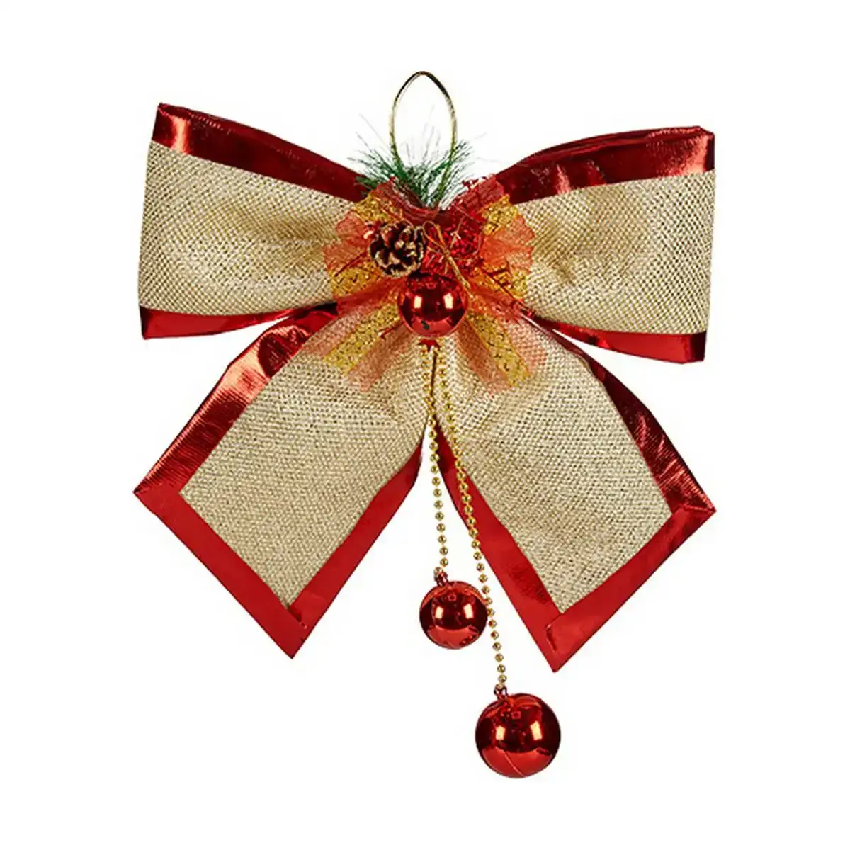 Lien 34 x 35 cm decorations de noel rouge dore plastique_7632. Bienvenue sur DIAYTAR COTE D'IVOIRE - Où le Shopping est une Affaire Personnelle. Découvrez notre sélection et choisissez des produits qui reflètent votre unicité et votre individualité.