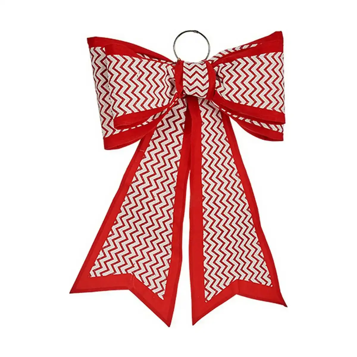 Lien decorations de noel 40 x 60 cm rouge blanc pvc_7659. Bienvenue chez DIAYTAR COTE D'IVOIRE - Où Chaque Objet a son Histoire. Découvrez notre sélection méticuleuse et choisissez des articles qui racontent l'âme du Côte d'Ivoire.