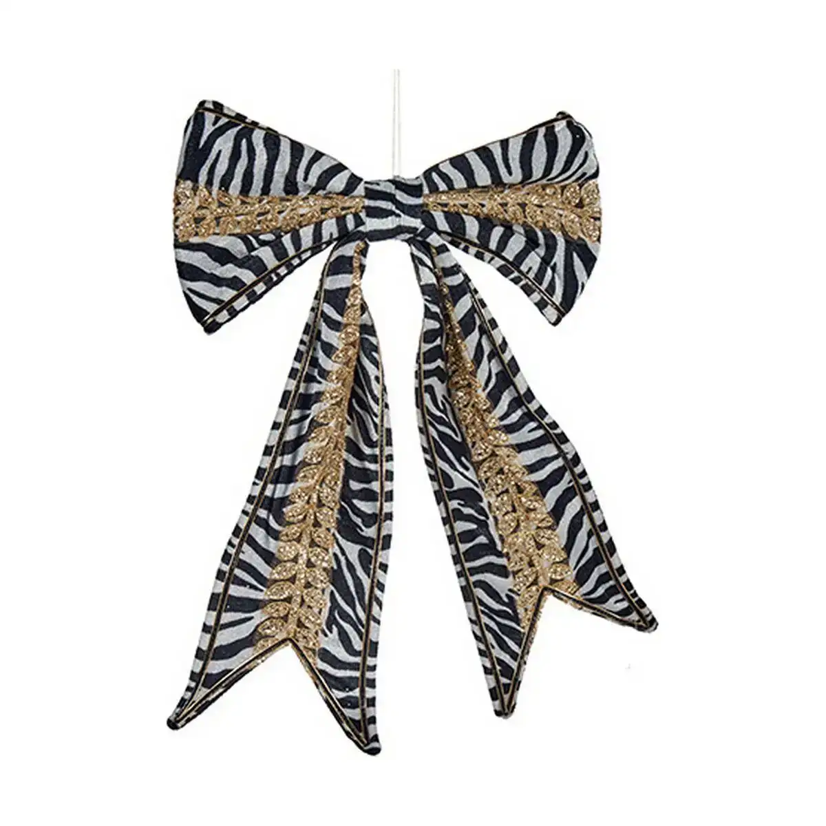 Lien zebre decorations de noel 45 x 30 cm noir blanc_1088. Bienvenue chez DIAYTAR COTE D'IVOIRE - Votre Destination Shopping Complète! Découvrez une boutique en ligne généraliste au Côte d'Ivoire offrant une vaste gamme de produits, allant des vêtements aux gadgets électroniques, en passant par l'artisanat local.